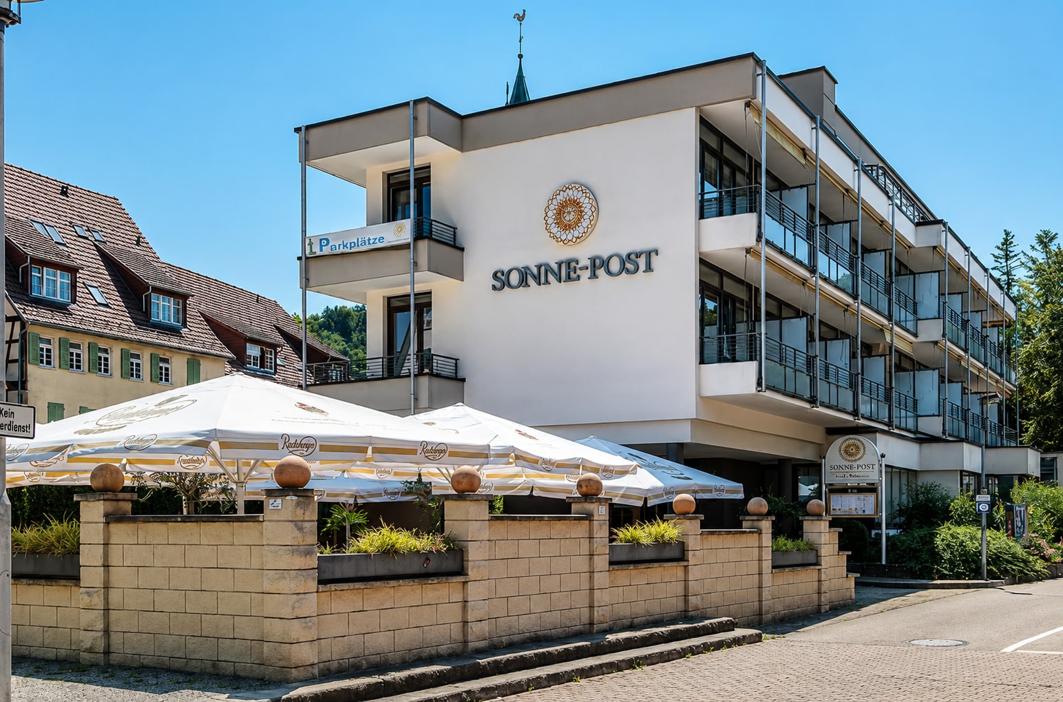 Außenansicht von Hotel & Restaurant Sonne-Post in Murrhardt